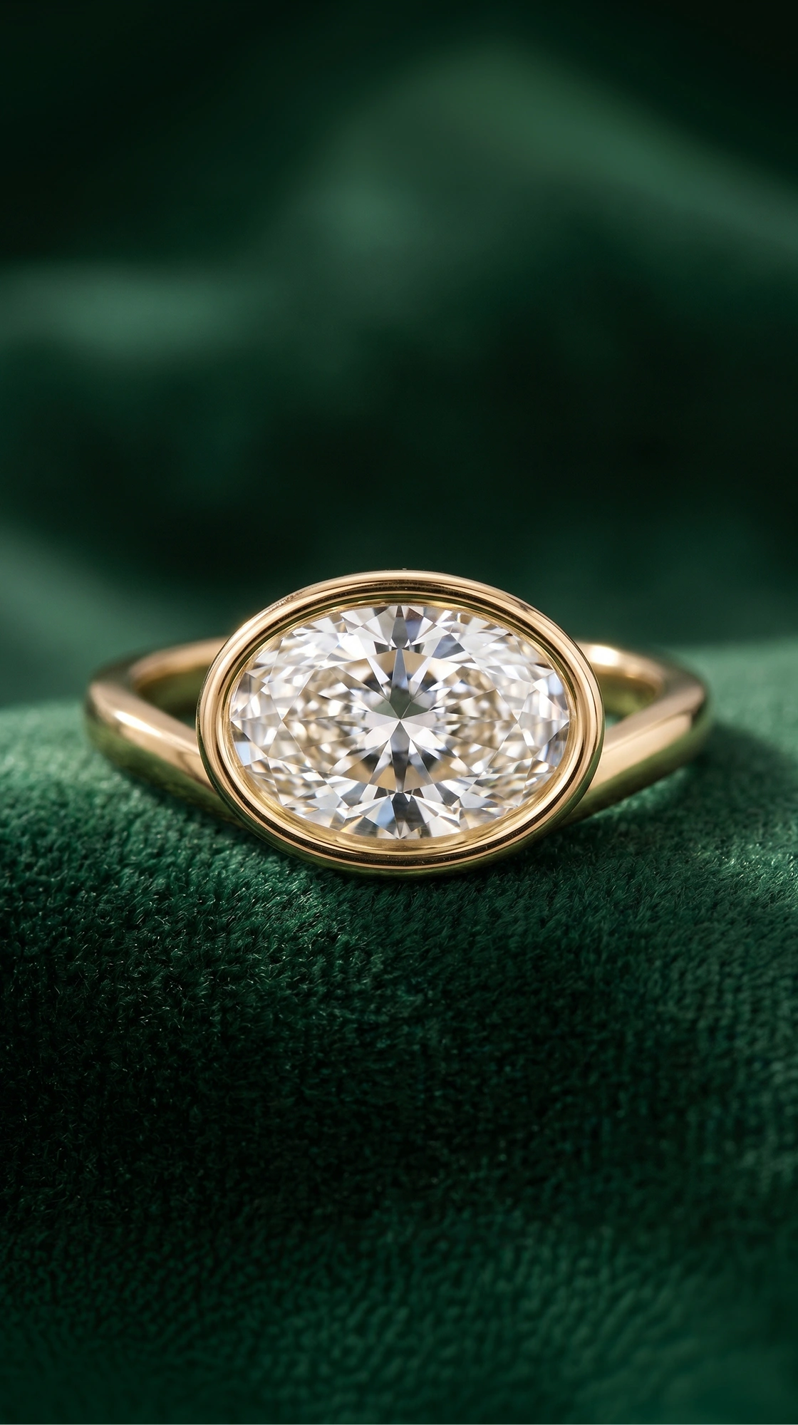 3 carat oval engagement ring
