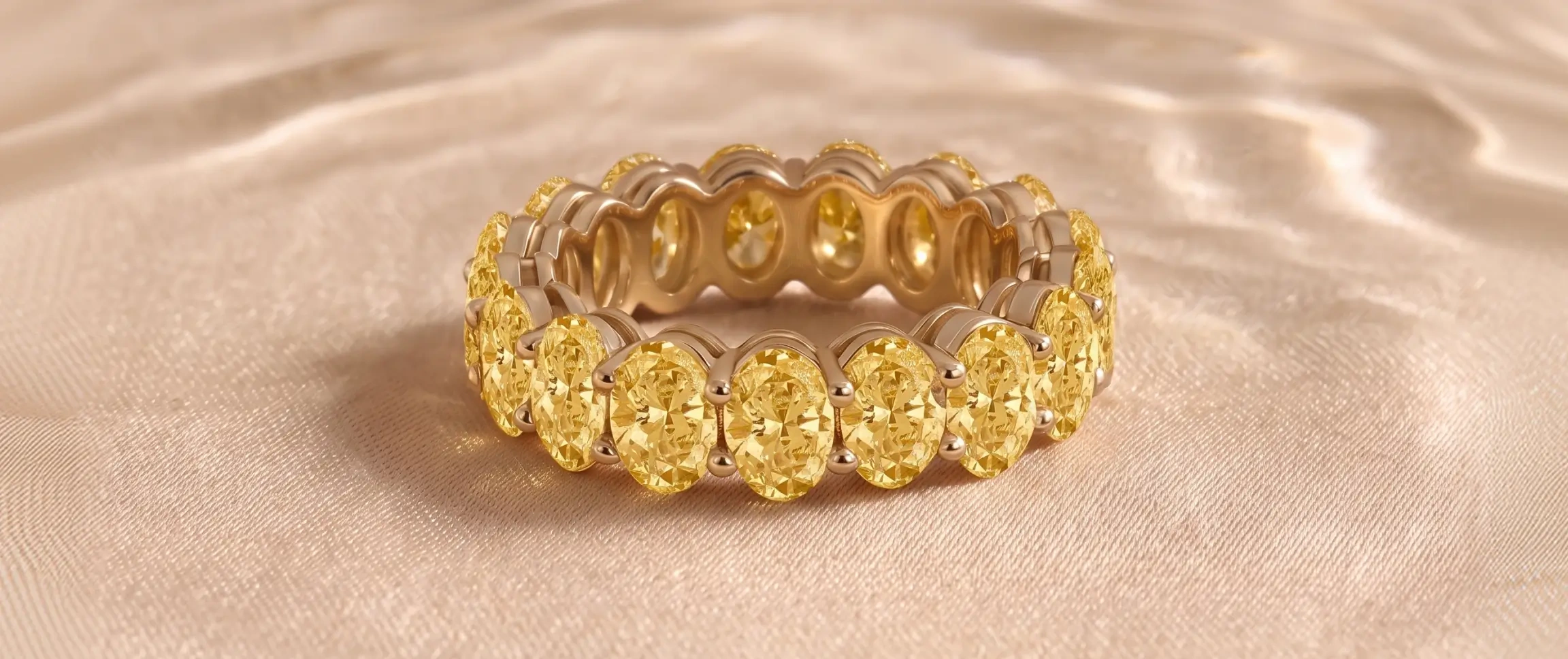 CAMILA OVAL ETERNITY RING