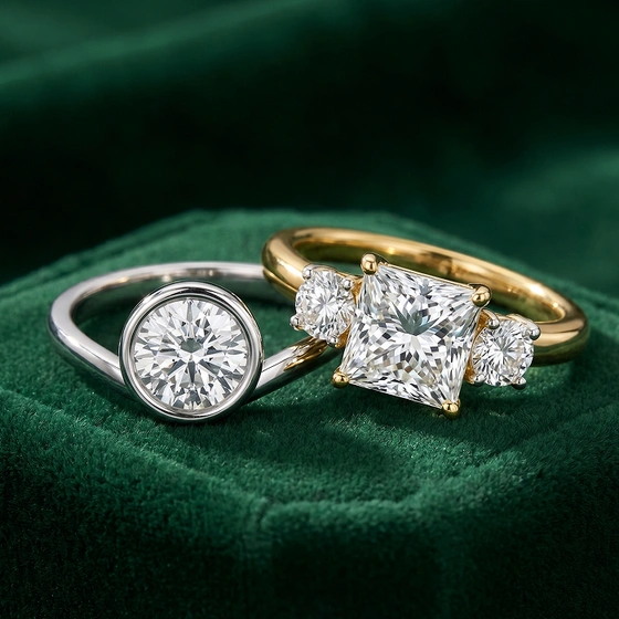 2 carat diamond solitaire engagement rings