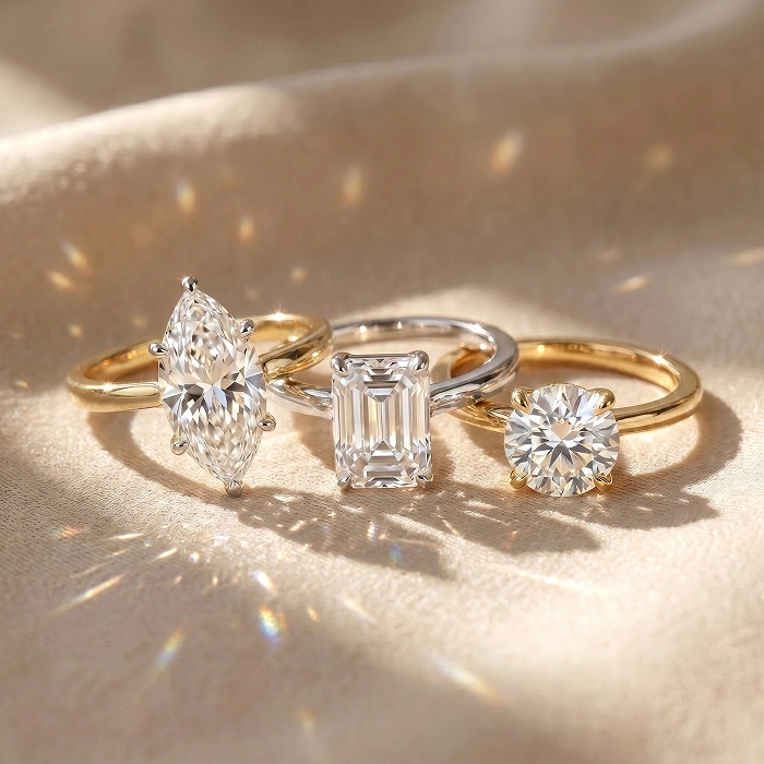3 carat diamond solitaire engagement rings