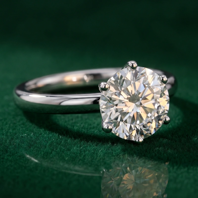 1 carat emerald cut engagement ring