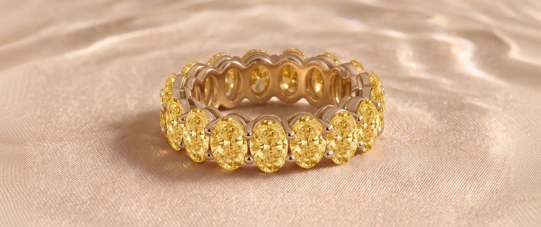 CAMILA OVAL ETERNITY RING