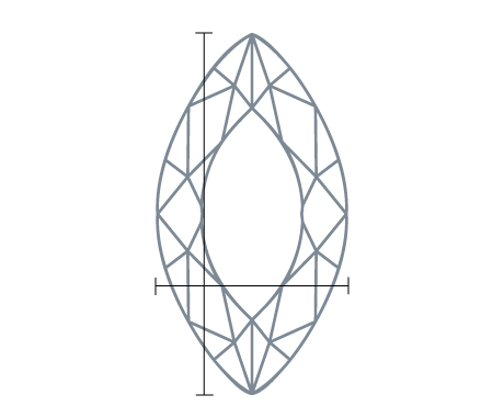 Diamond top view