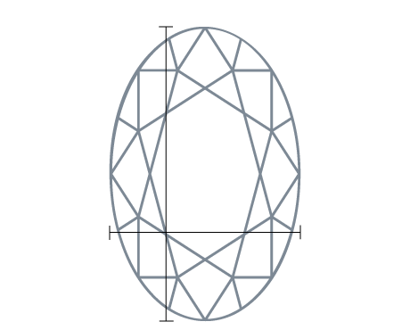 Diamond top view
